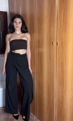 Pantalone LENNOX con pannello gessato