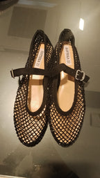 Ballerina scamosciata NERA