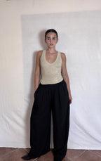 Pantalone palazzo fluido