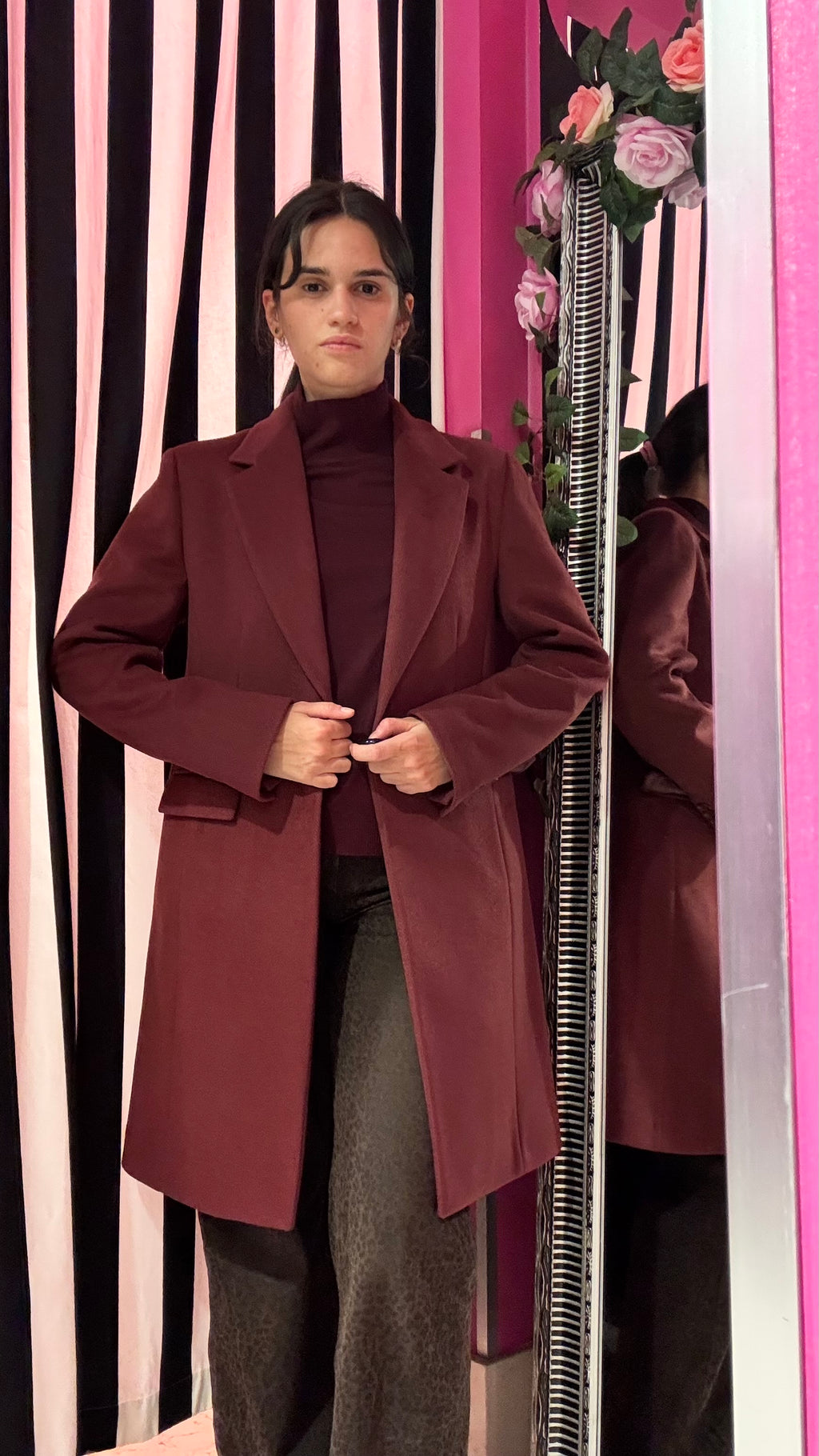 Cappotto BARON manica lunga 1 bottone