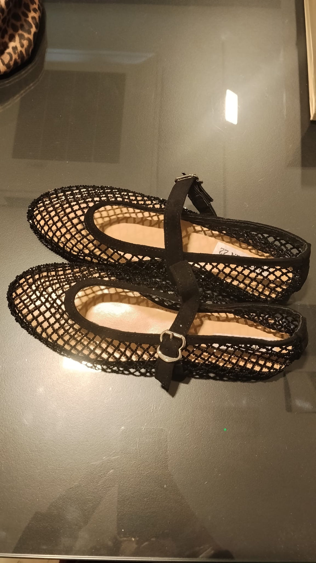 Ballerina scamosciata NERA