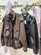 Bomber ecopelle vicolo