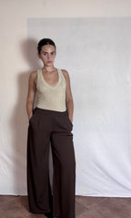 Pantalone palazzo fluido