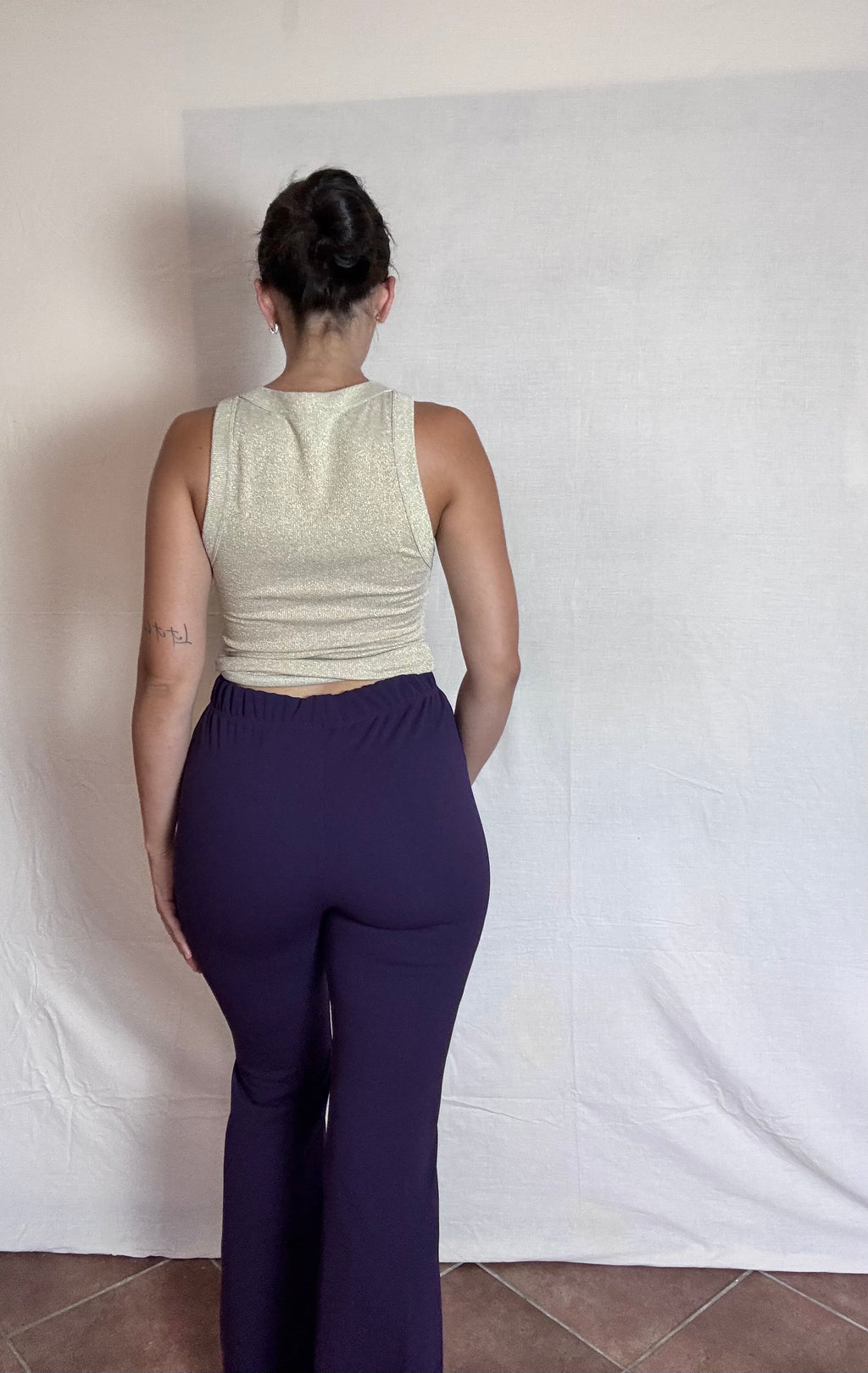 Pantalone Flared Scuba Vicolo
