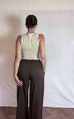 Pantalone palazzo fluido