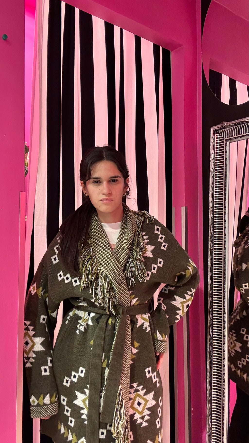 Cardigan Rotterdam – Stile Boho-Chic in Maglia Jacquard