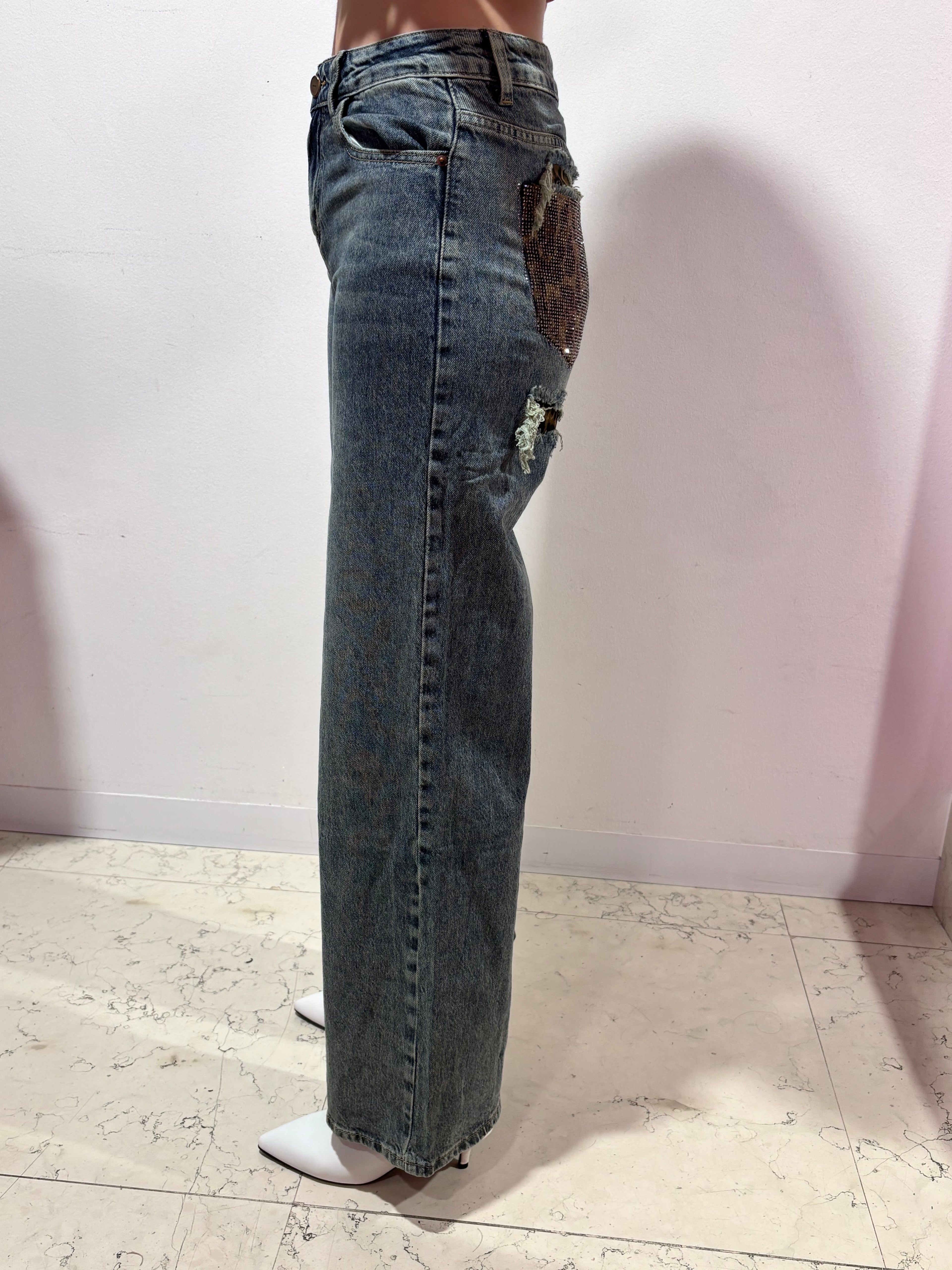 Jeans Leopard