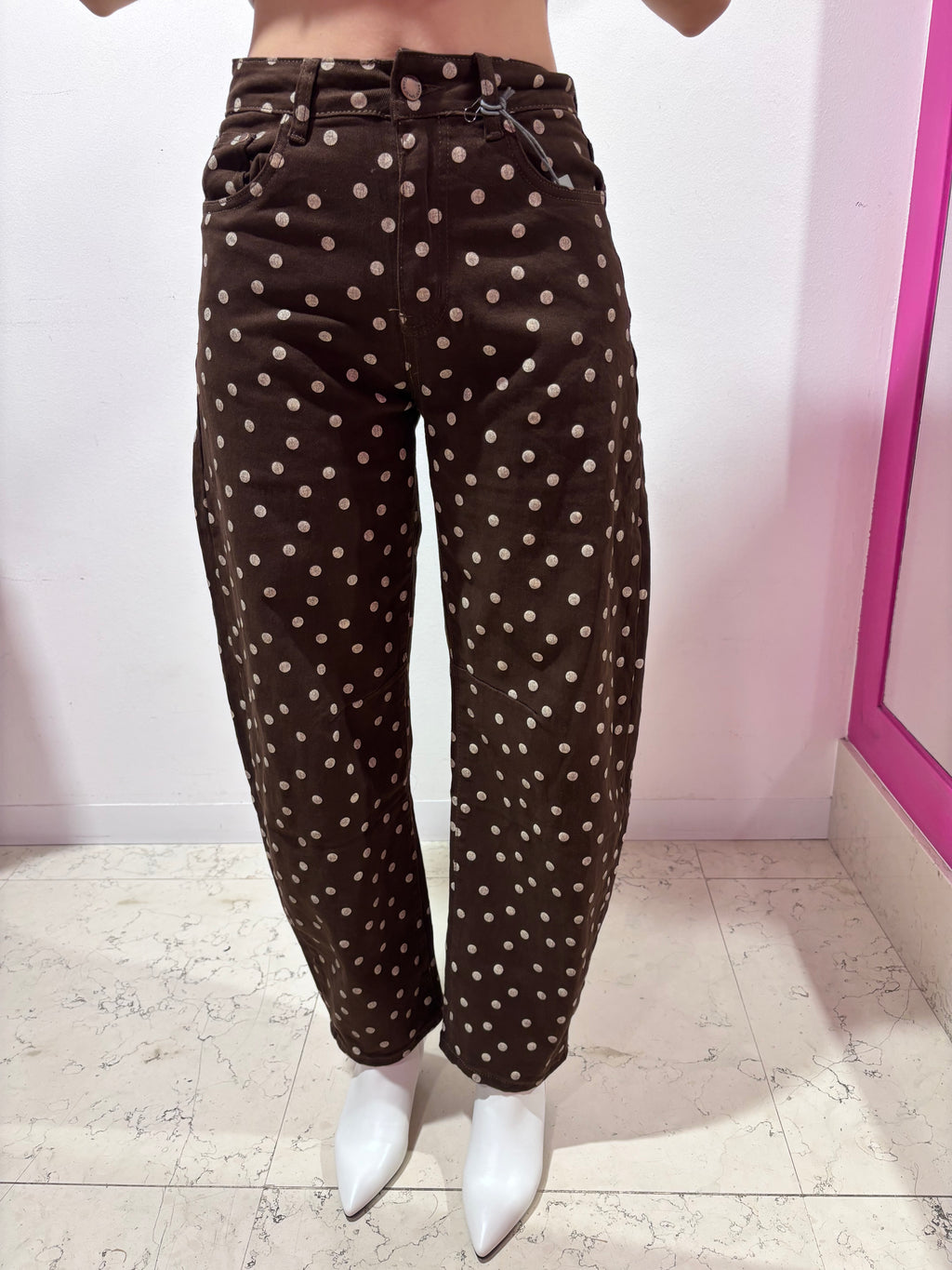 Pantalone balloon “pois”