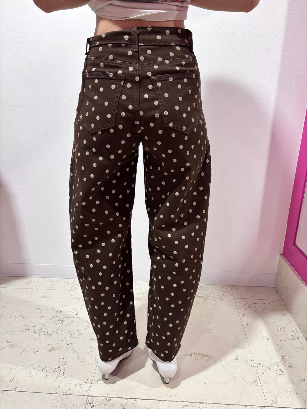 Pantalone balloon “pois”