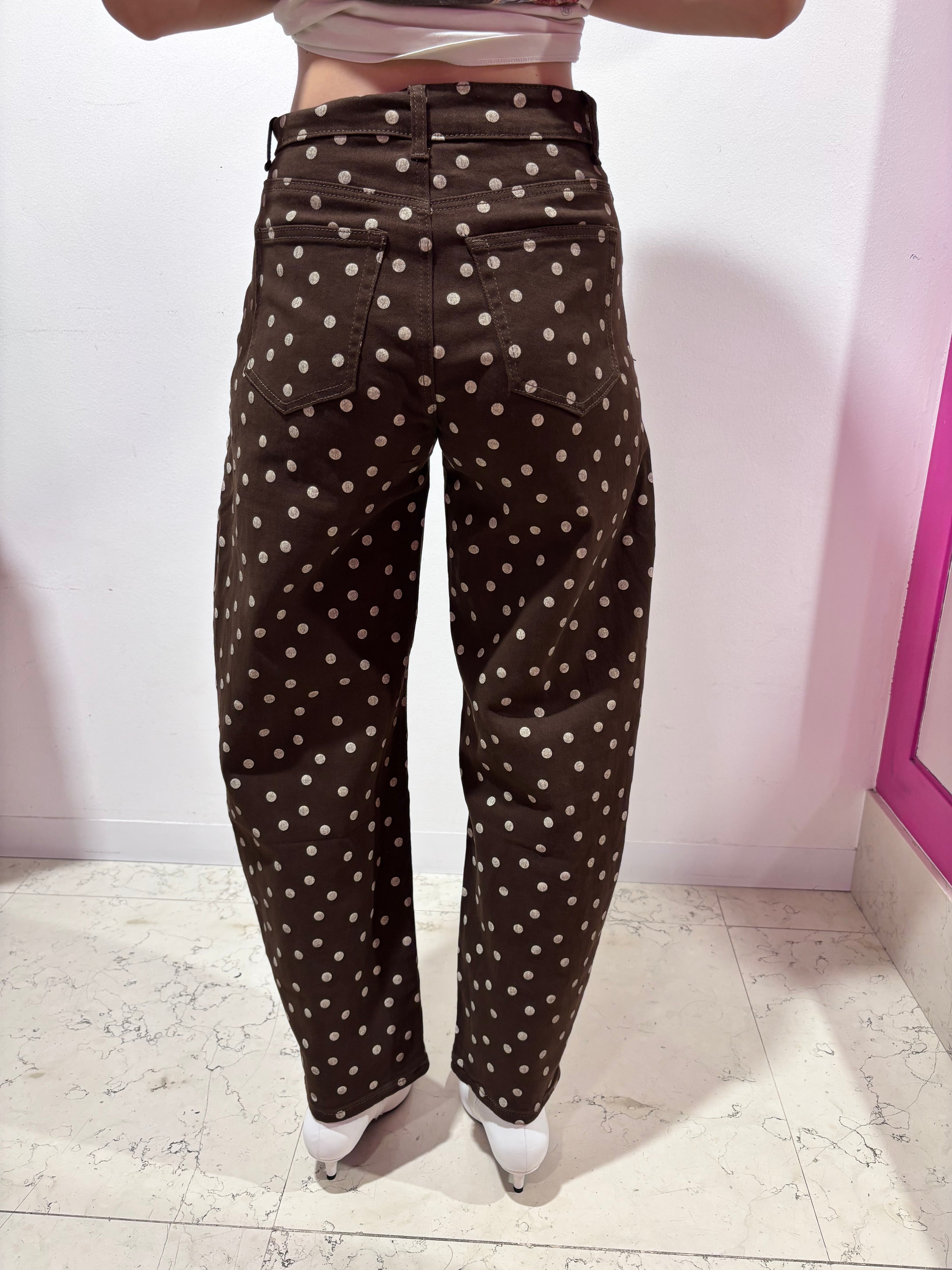 Pantalone balloon “pois”